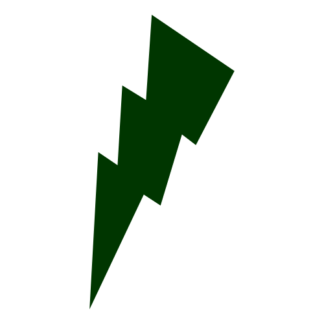 Thunder Decal (Dark Green)